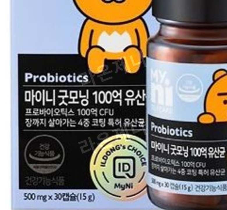 라온제나 마이니 굿모닝 100억유산균 장건강 30캡슐 1개월분 : 라온제나스토어