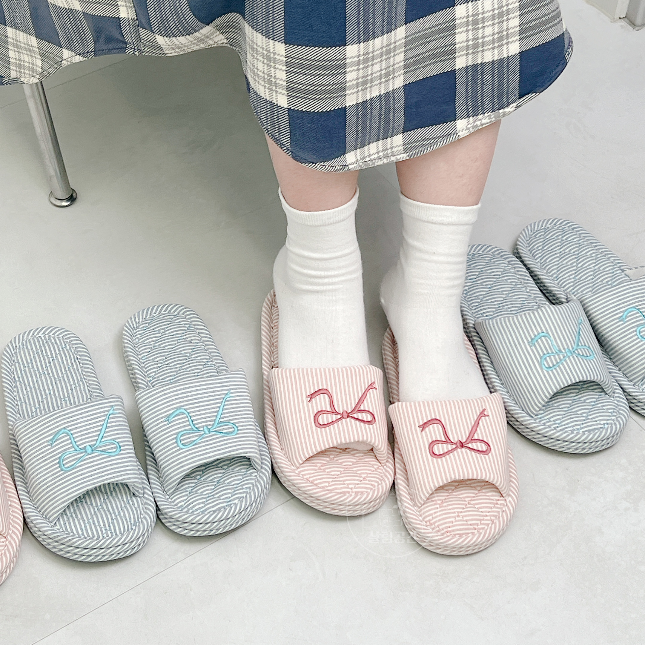 층간소음 거실 실내화 쿠션 실내용 산후조리원 병원 슬리퍼 - 상세 이미지 3
