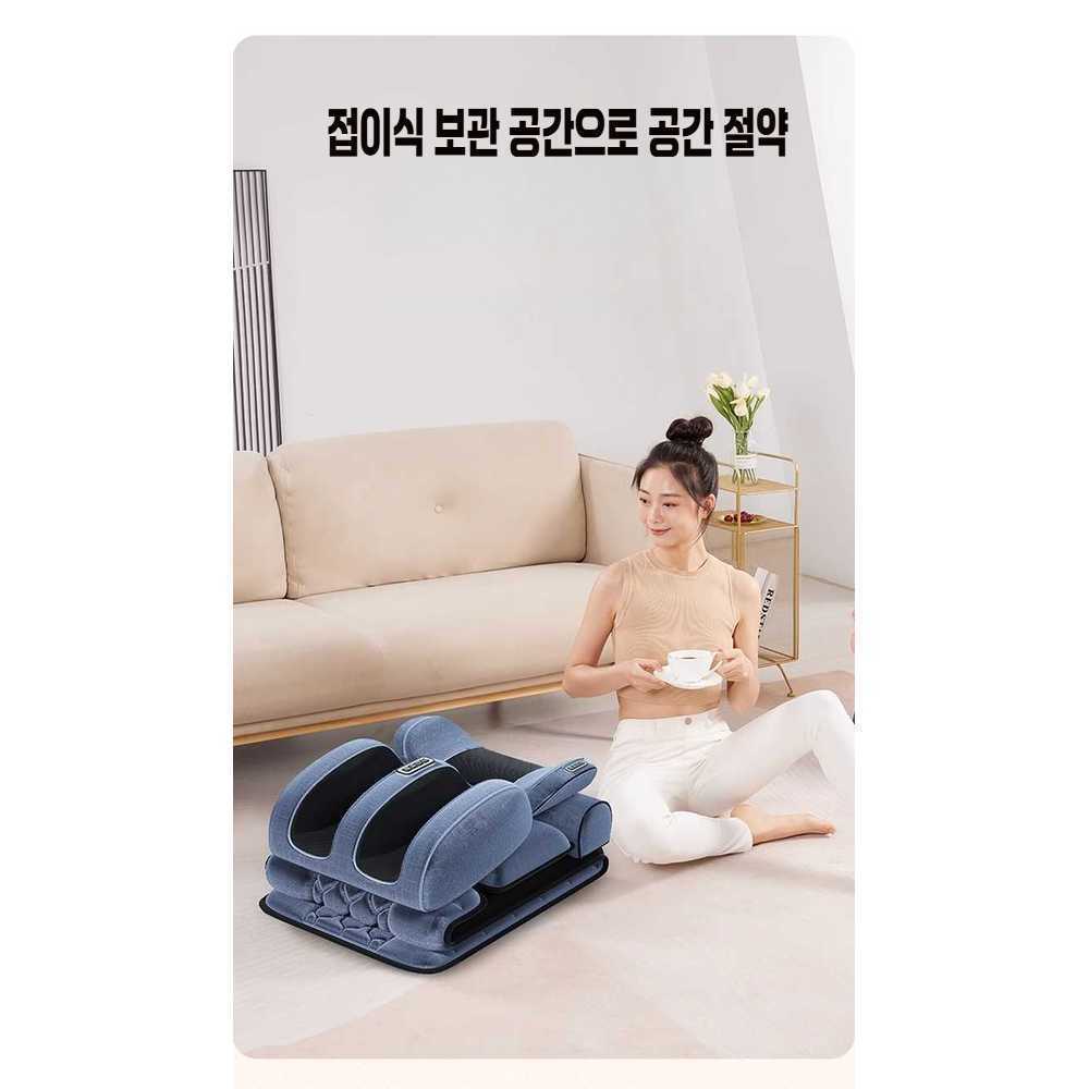 J2K 안마 의자 전신 다기능 마사지 매트리스 등 허리 브라운 8in1 마사지+약베개 - 상세 이미지 2