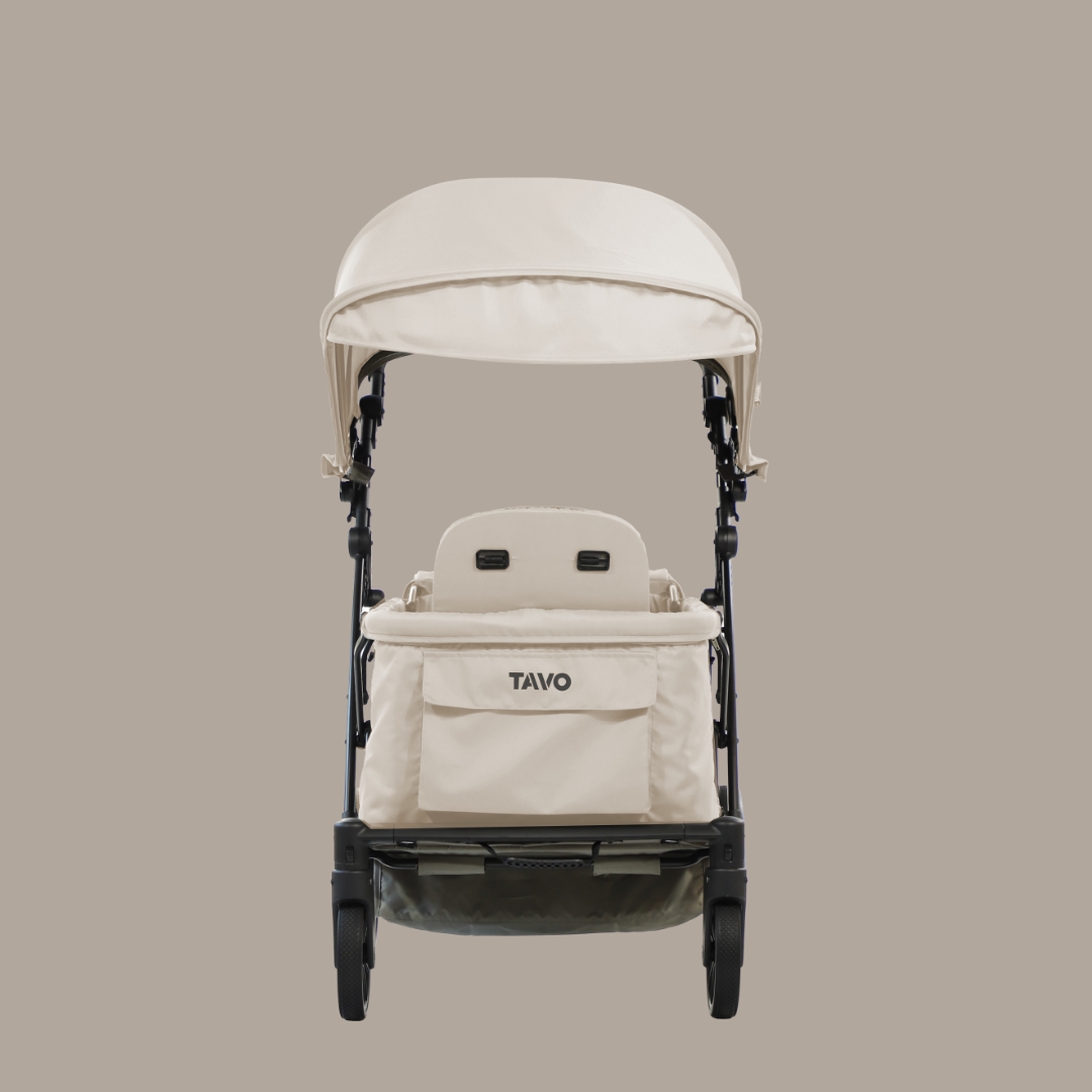 [누비앤타보] TAVO 웨건GT2 유모차형 웨건 디럭스급 연년생 등하원용 GT2 베이지+사은품세트