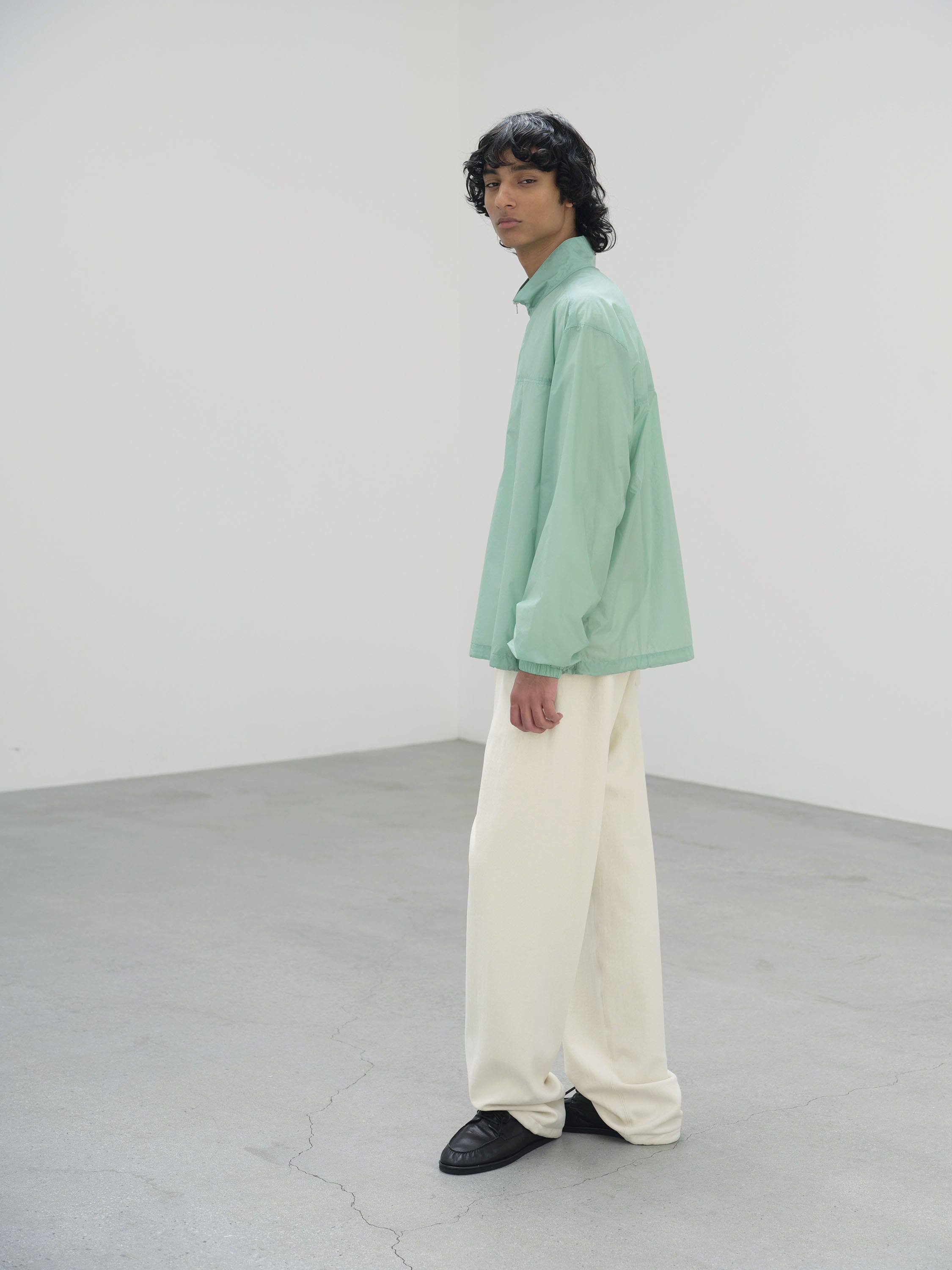 나일론 하프 지퍼 풀오버 이미지3