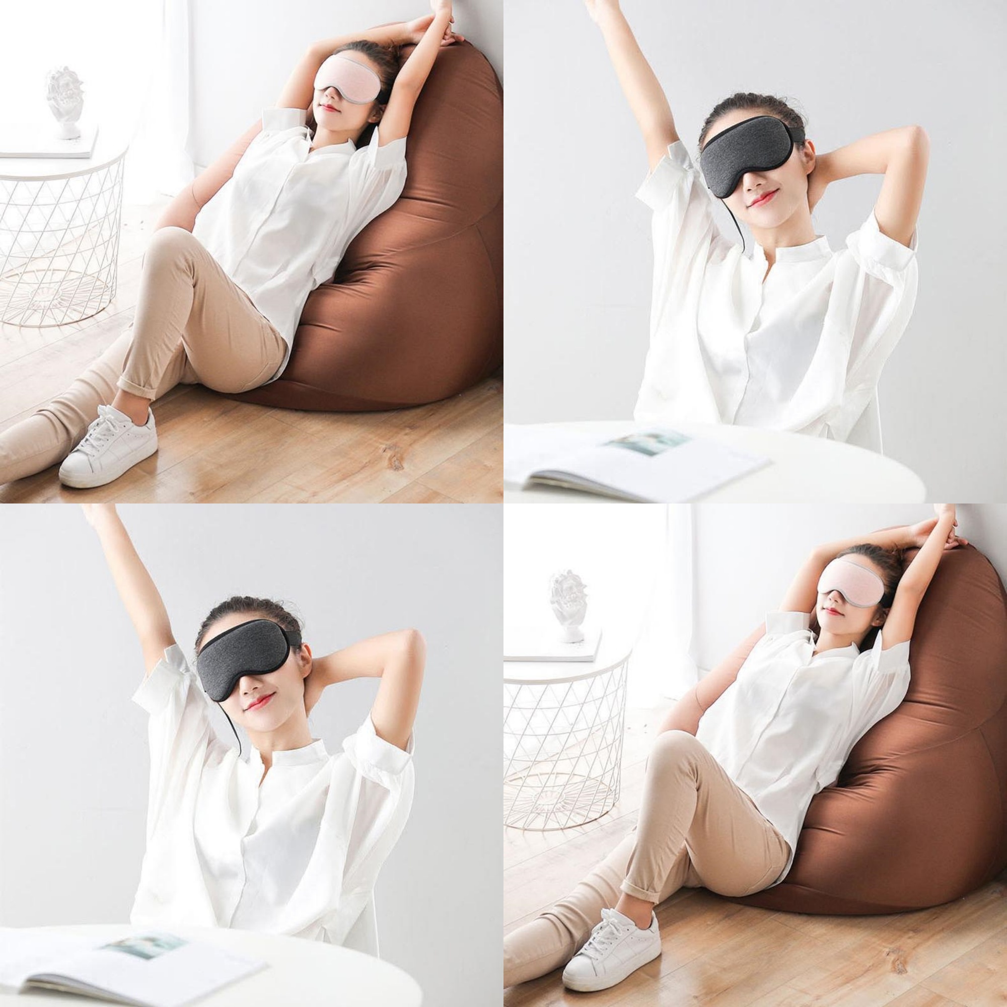 눈온찜질기 눈온열 안구 찜질 눈 마사지 안대 마사지기 기계 - 상세 이미지 3