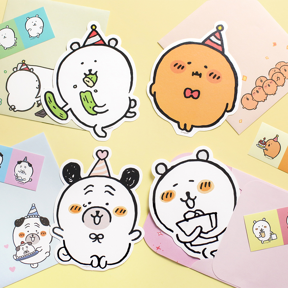 담곰이 선물 모양 카드 기념일 생일 인사 감사 엽서 캐릭터 농담곰 편지지 굿즈 이미지 8