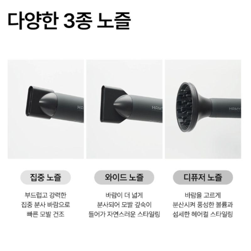 하뮤 가벼운 BLDC 헤어 드라이기 가정용 전문가용 음이온 미용실 헤어드라이어 이미지 4