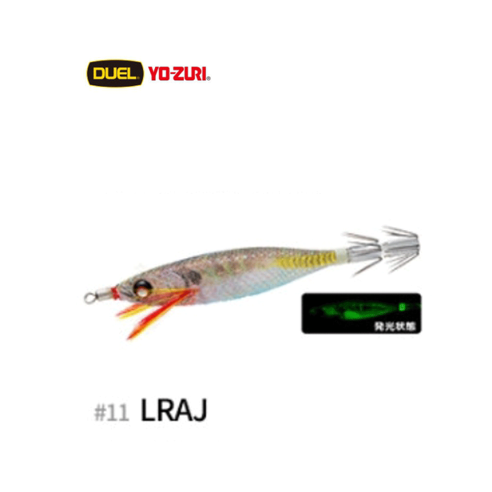 바다루어 요즈리 듀엘 이지 베이트 슬림 한치 갑오징어 수평 에기 슷테 루어 LRAJ, 8cm(3.1인치) - 상품 이미지