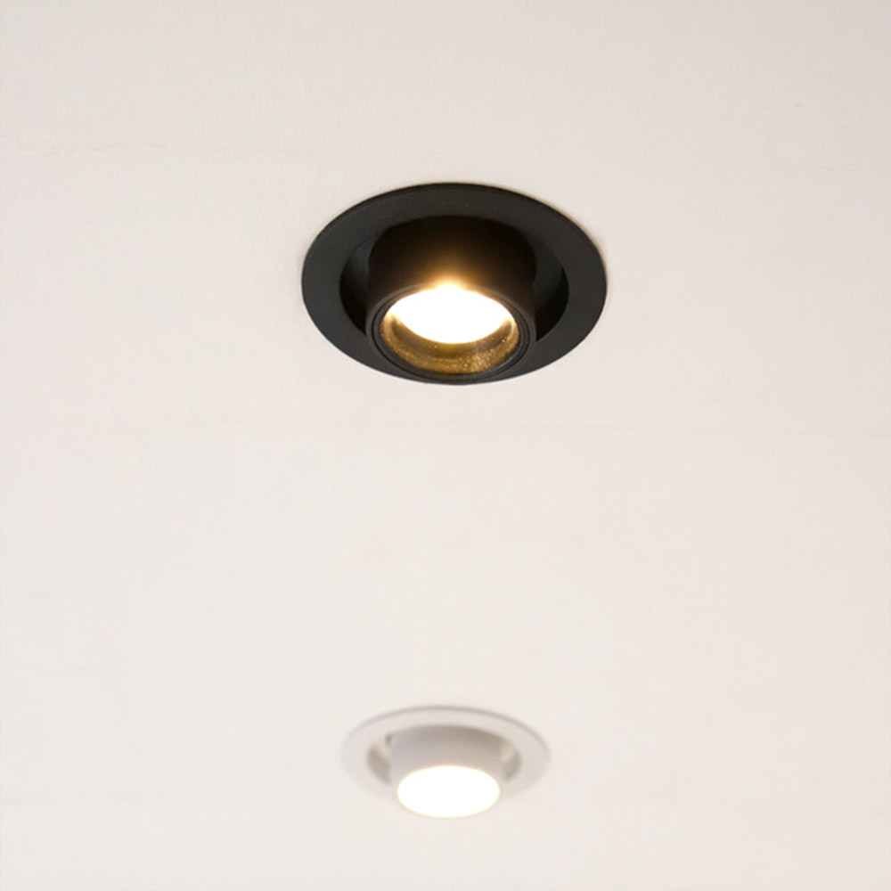 LED COB 실린더 매입등 35mm(1.5인치) 배르 5W 각도조절 플리커프리 - 상세 이미지 4