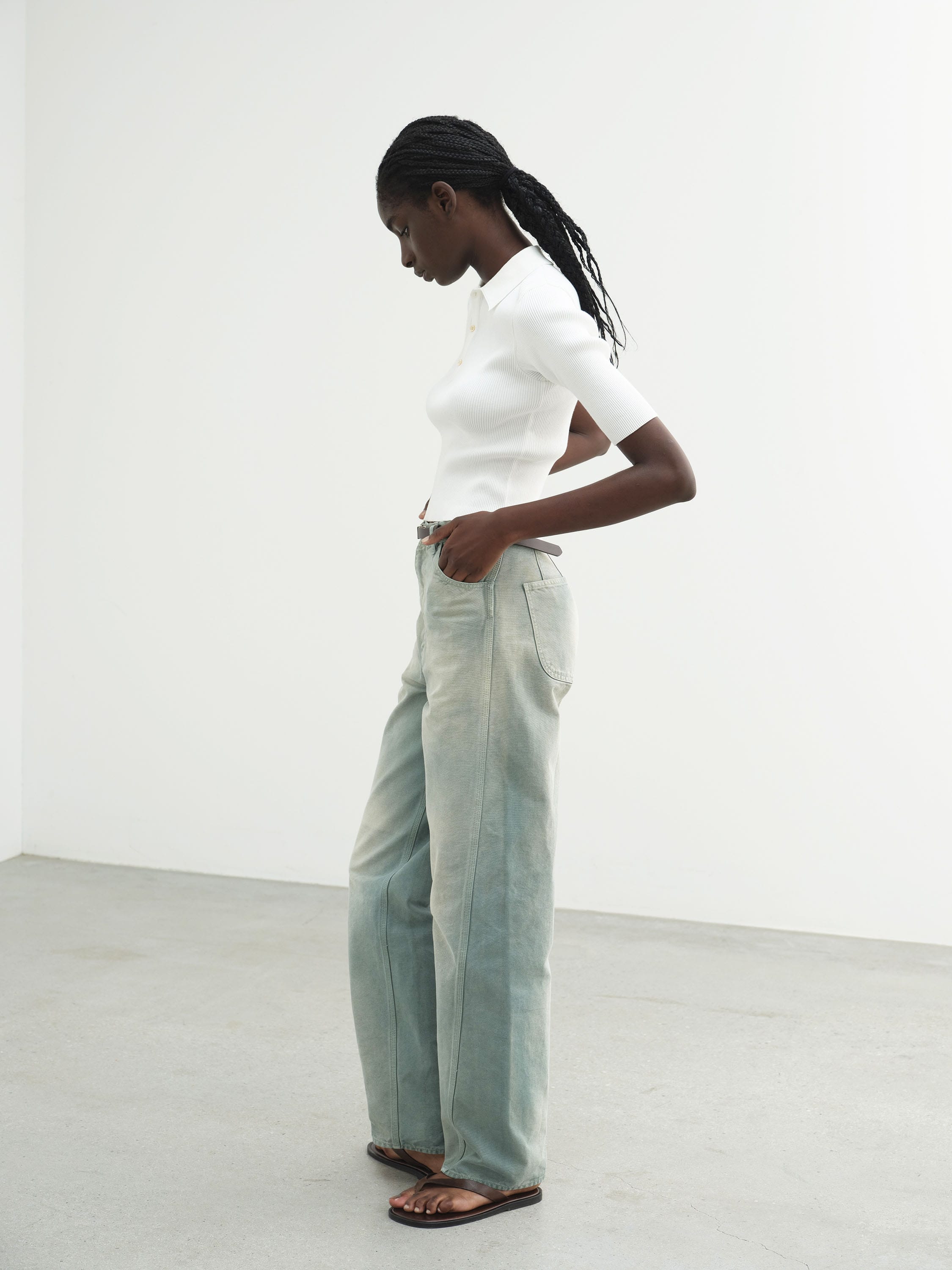 슬림 핏 니트 이미지 3