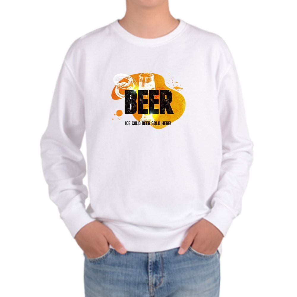 맨투맨 전사이즈 맥주파티 비어 BEER 술 디자인 프린팅티셔츠 : 종로통사