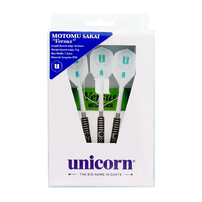 유니콘 UNICORN 버서스 2BA 사카이 소 선수 모델 다트 배럴 다트 세트 이미지 6