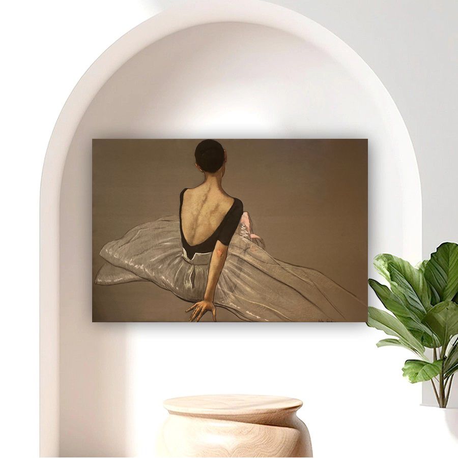 라벨르엠 캔버스 액자 발레소녀 C type (50X40) - 메인 이미지