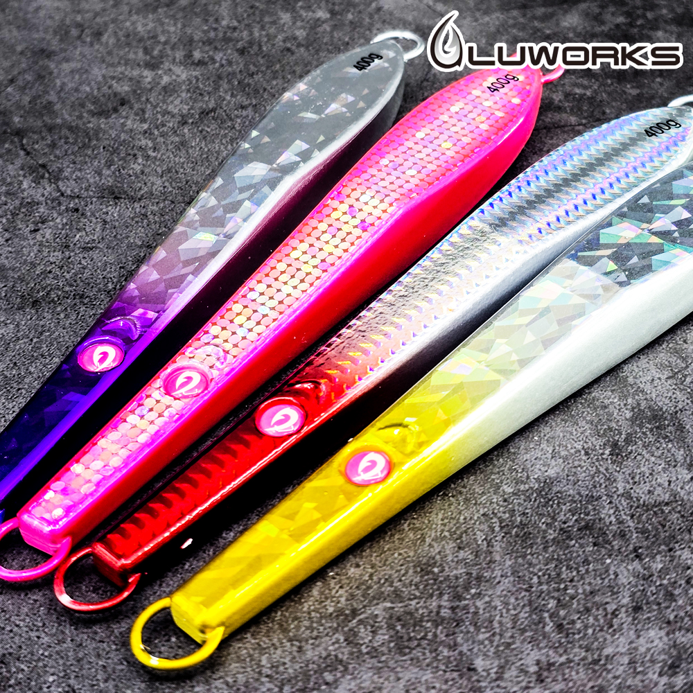 루웍스 LWJ-115 킹대구 오로라 메탈지그 대구메탈 400g - 상품 이미지