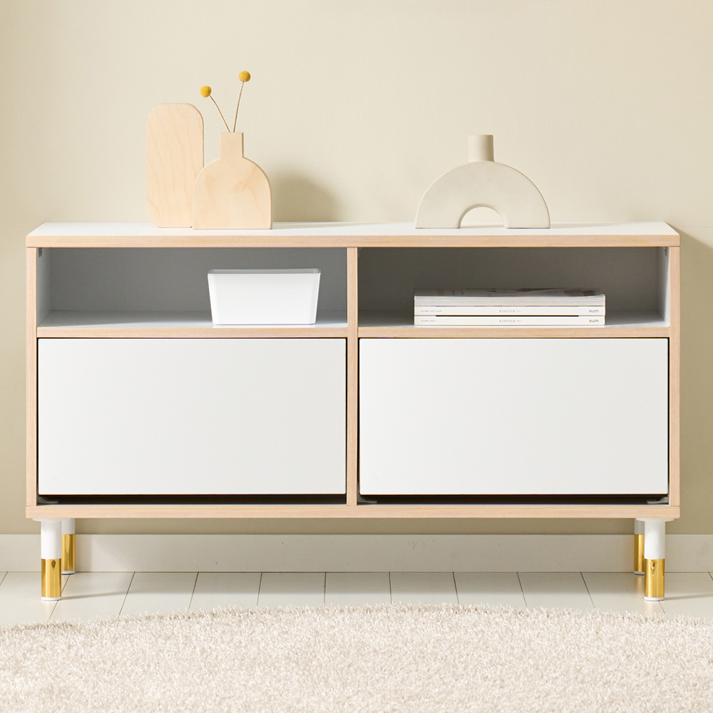 SK1227 2칸 안방서랍 3단 5단 서랍장 1000 HI