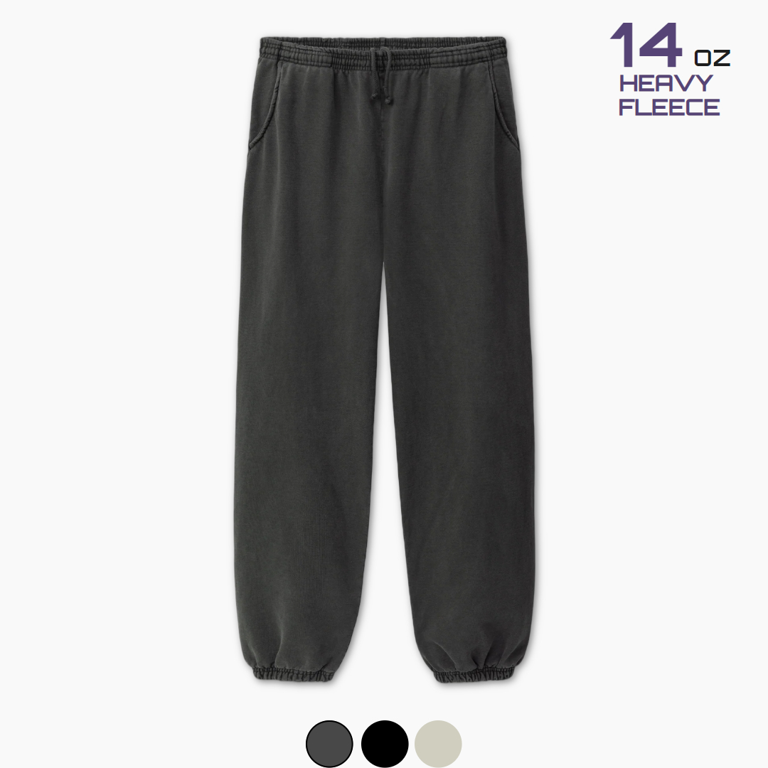 로스엔젤레스어패럴 HF04GD 가먼트다이 헤비플리스 스웻팬츠 14oz - 상품 이미지