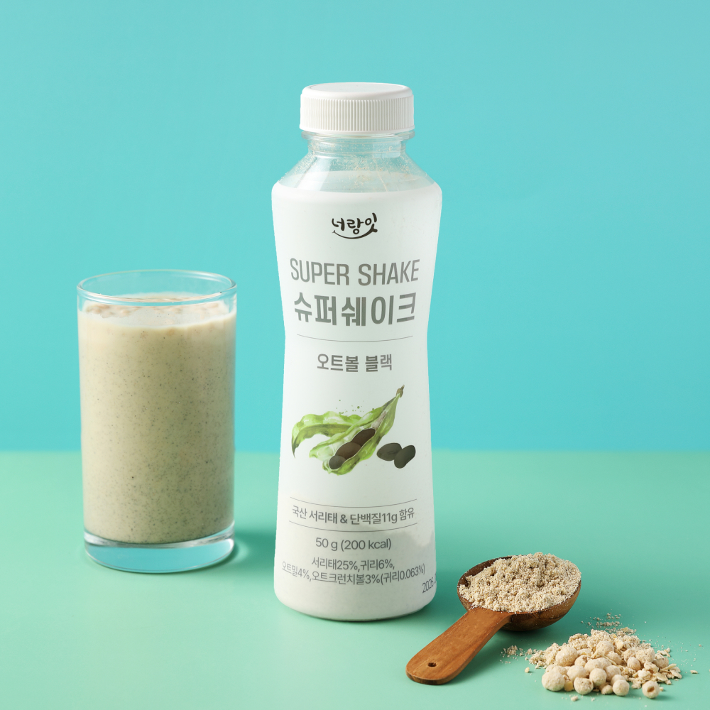 [푸딩팩토리] 슈퍼쉐이크 모음전_한끼식사대용 곡물 단백질 오트볼 블랙, 50g, 10개 - 상품 이미지