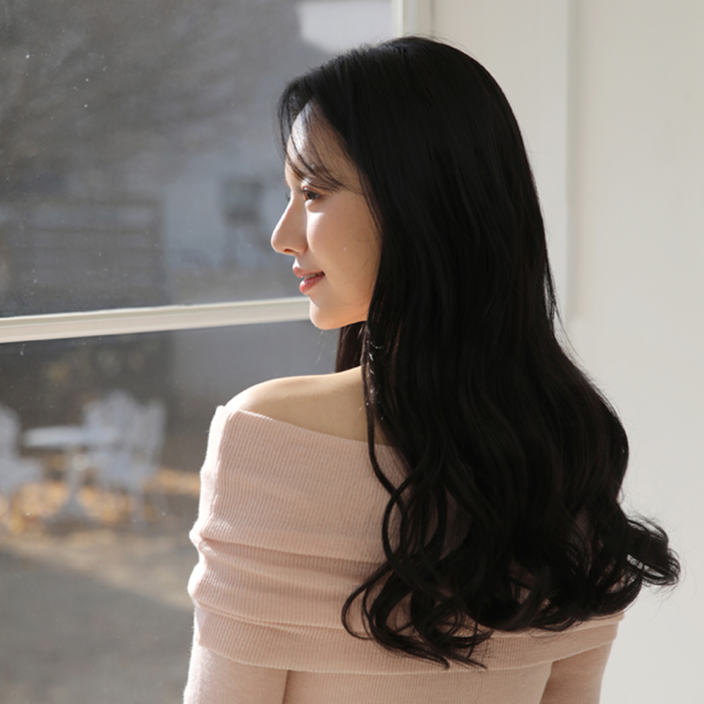 부분 헤어피스 세팅펌 셀프 긴머리가발 붙임머리 - 상세 이미지 4