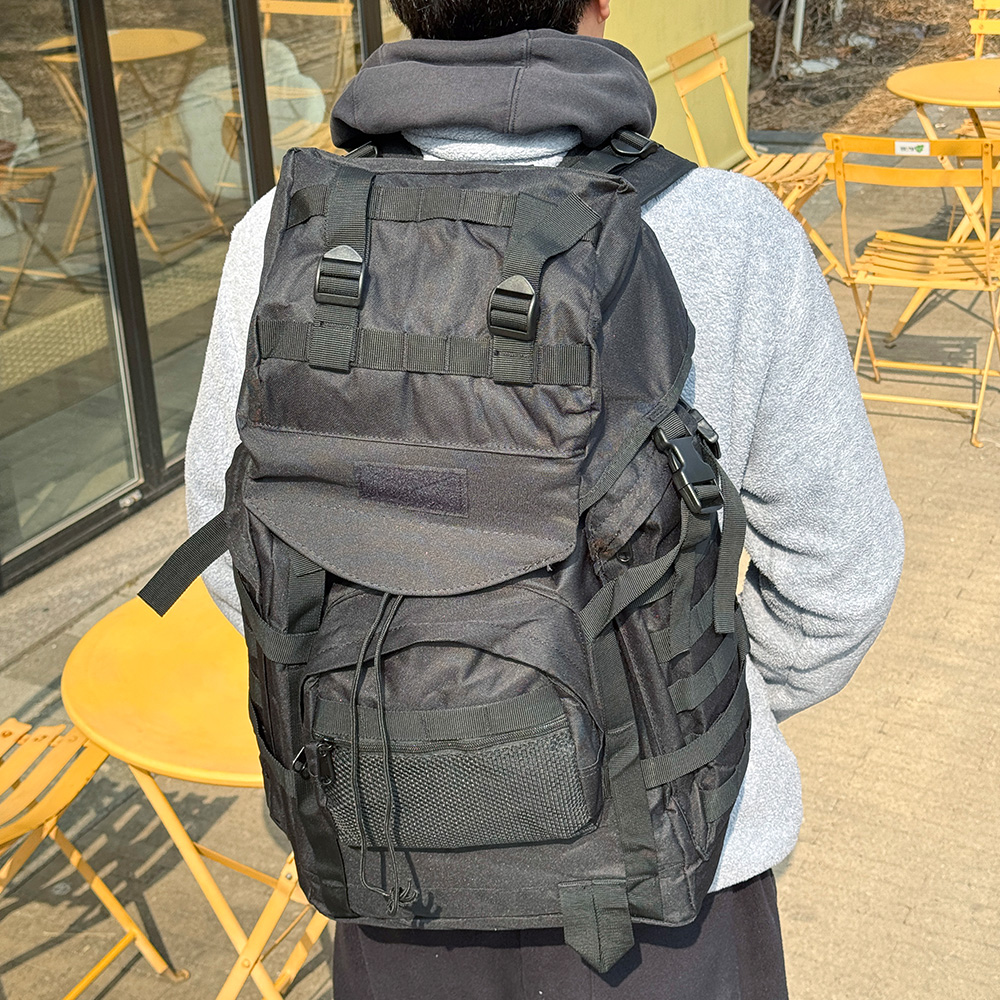 등산 트레킹 배낭 산행 백패킹 차박 캠핑 몰리시스템 텍티컬 아웃도어 대형 스포츠 백팩 - 상품 이미지