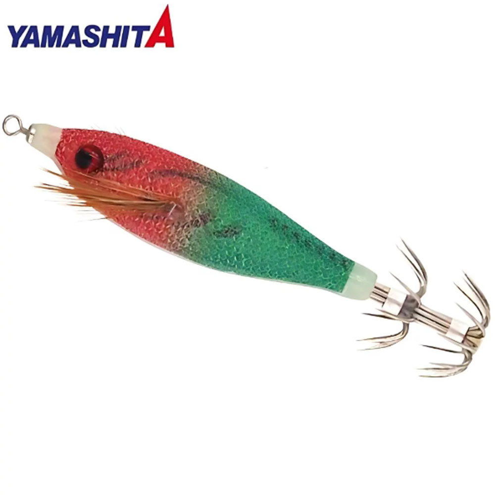 바다루어 야마시타 수평 드롭퍼 95 한치 갑오징어 수평 에기 슷테 루어 수박, 10cm(4인치) - 메인 이미지