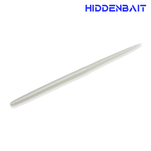 히든베이트 넵튠 배스낚시 스트레이트웜 배스웜 소프트베이트 H006 GRAY RED BLACK, 19cm - 상세 이미지 3