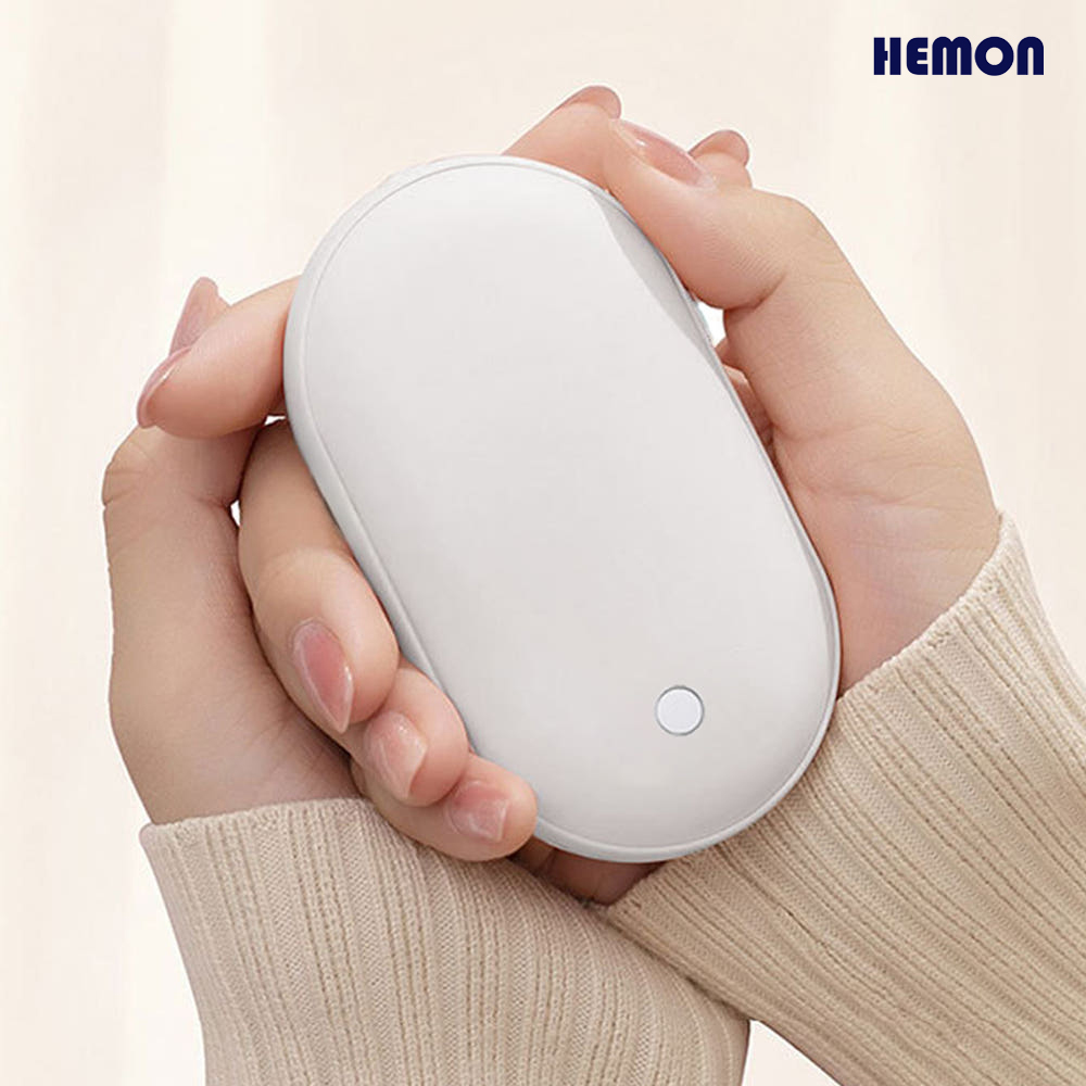 헤몬 따끈이 충전식 손난로 휴대용 전기 손난로 보조배터리