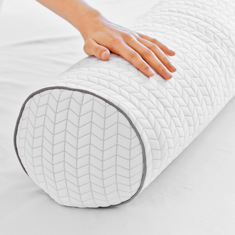 바디필로우 대형 원형 롱쿠션 안고자는 긴베개 듀라론쿨 냉감-헤링본, 120cm