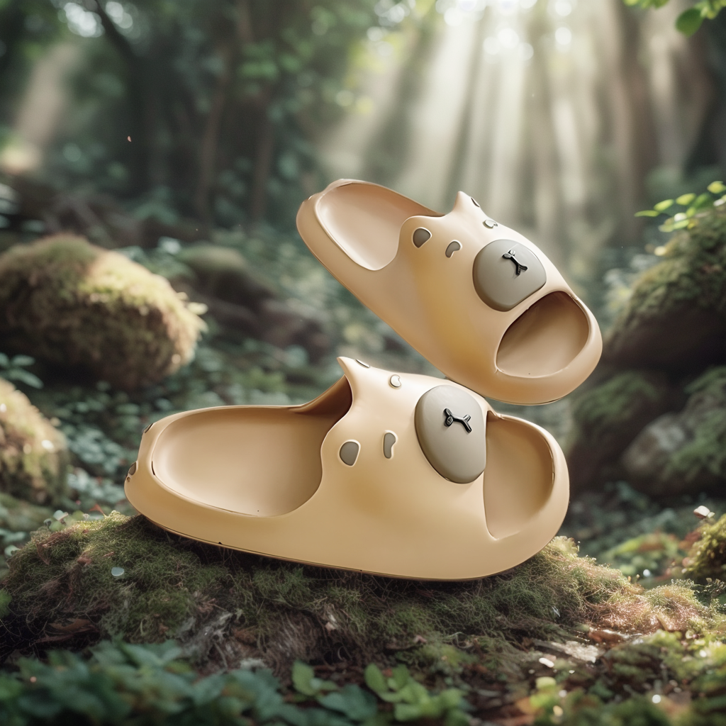 노리스 카피바라 실내화 EVA 쿠션 사무실 거실화 구름 룸슈즈 거실 실내 슬리퍼