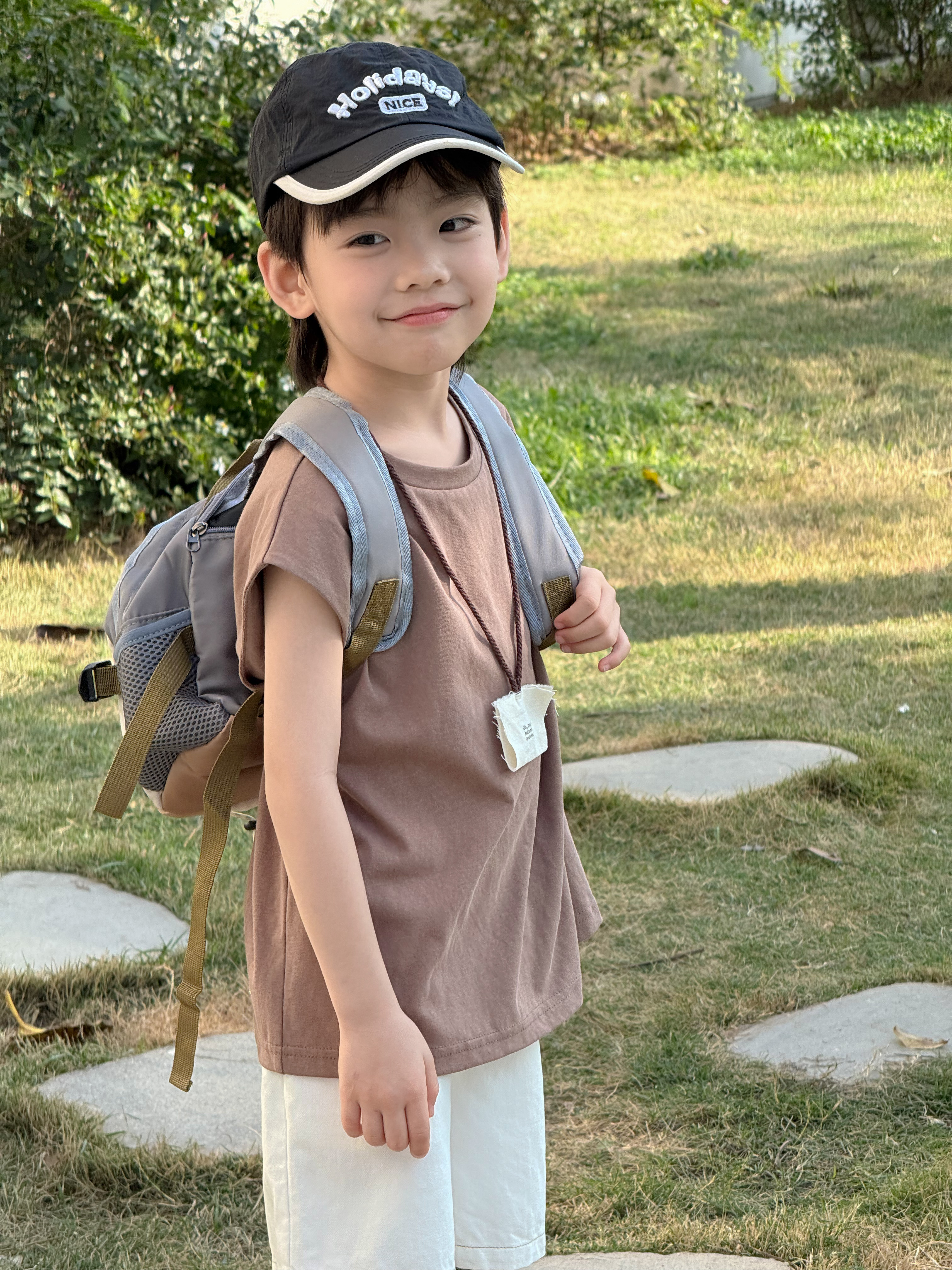 Irene's Closet 컬러블럭 다용도 미니 레저백 세컨드백 유아 주니어 사계절