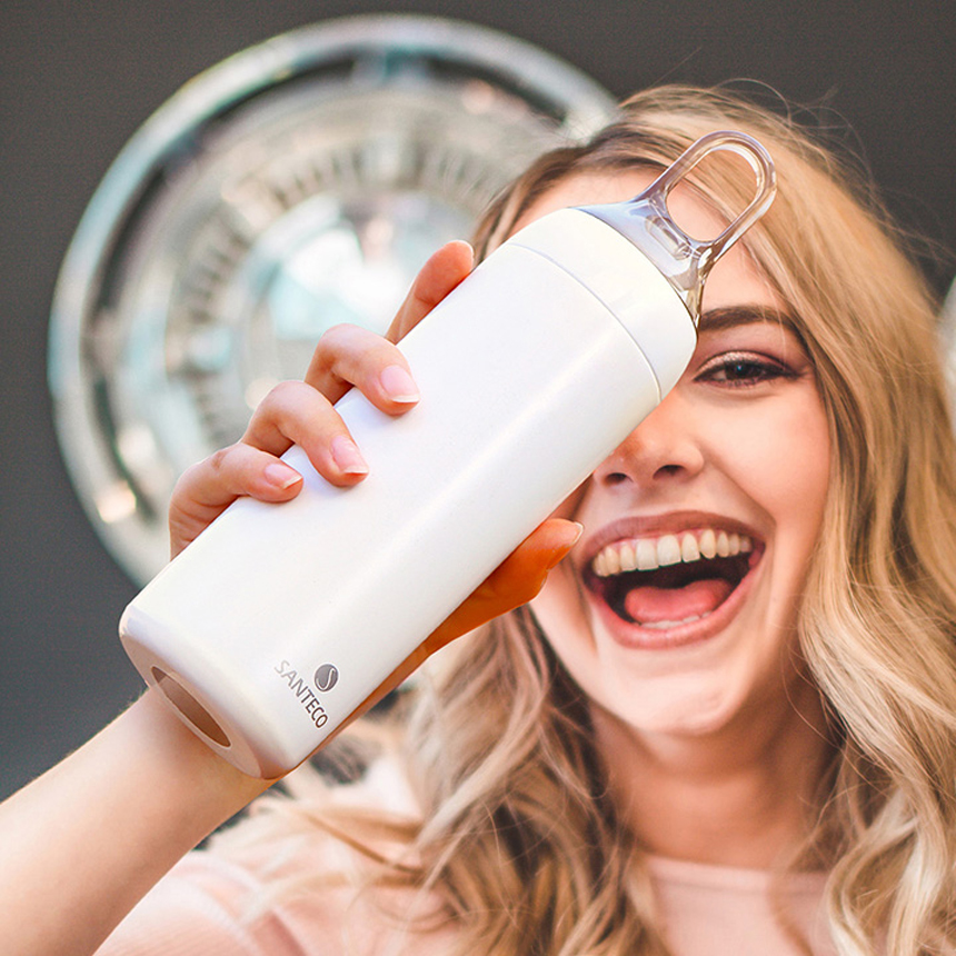 스텐 텀블러 산테코 요가 휴대용 보온보냉병 500ml, 스틸 - 상세 이미지 5