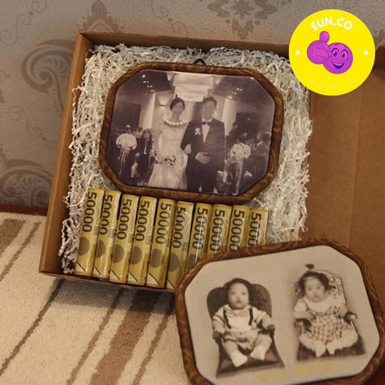 부모님 현금선물 어머이날 용돈박스 환갑용돈이벤트 액자 사진 포토상자 효도선물 풀세트
