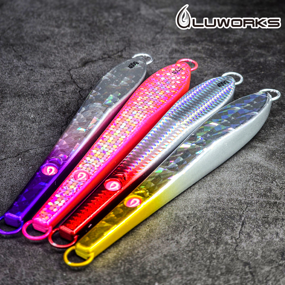 루웍스 LWJ-115 킹대구 오로라 메탈지그 대구메탈 400g 이미지 6