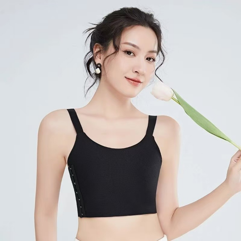 가슴압박브라 축소 하이서포트 미니마이저 뽕없는 노패드 작아지는 작아보이는 큰가슴브라 이미지 2