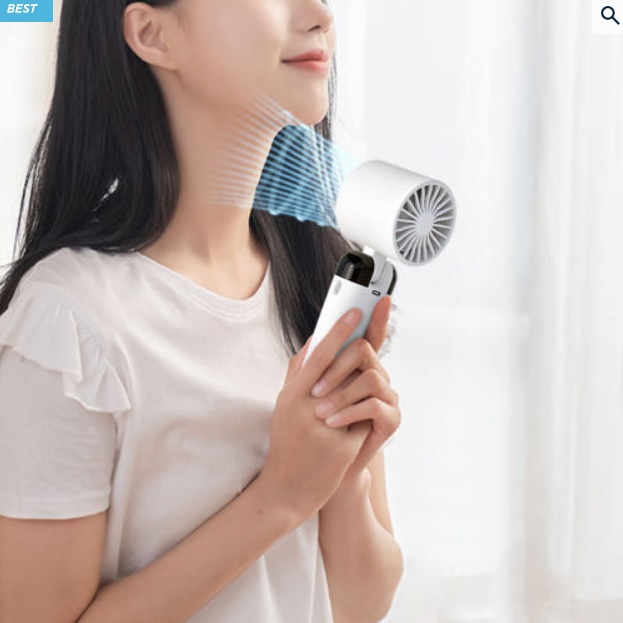 에디토 휴대용 냉각 선풍기 에어컨 미니 손선풍기 목 목에거는 넥 쿨링 손풍기 - 상세 이미지 4