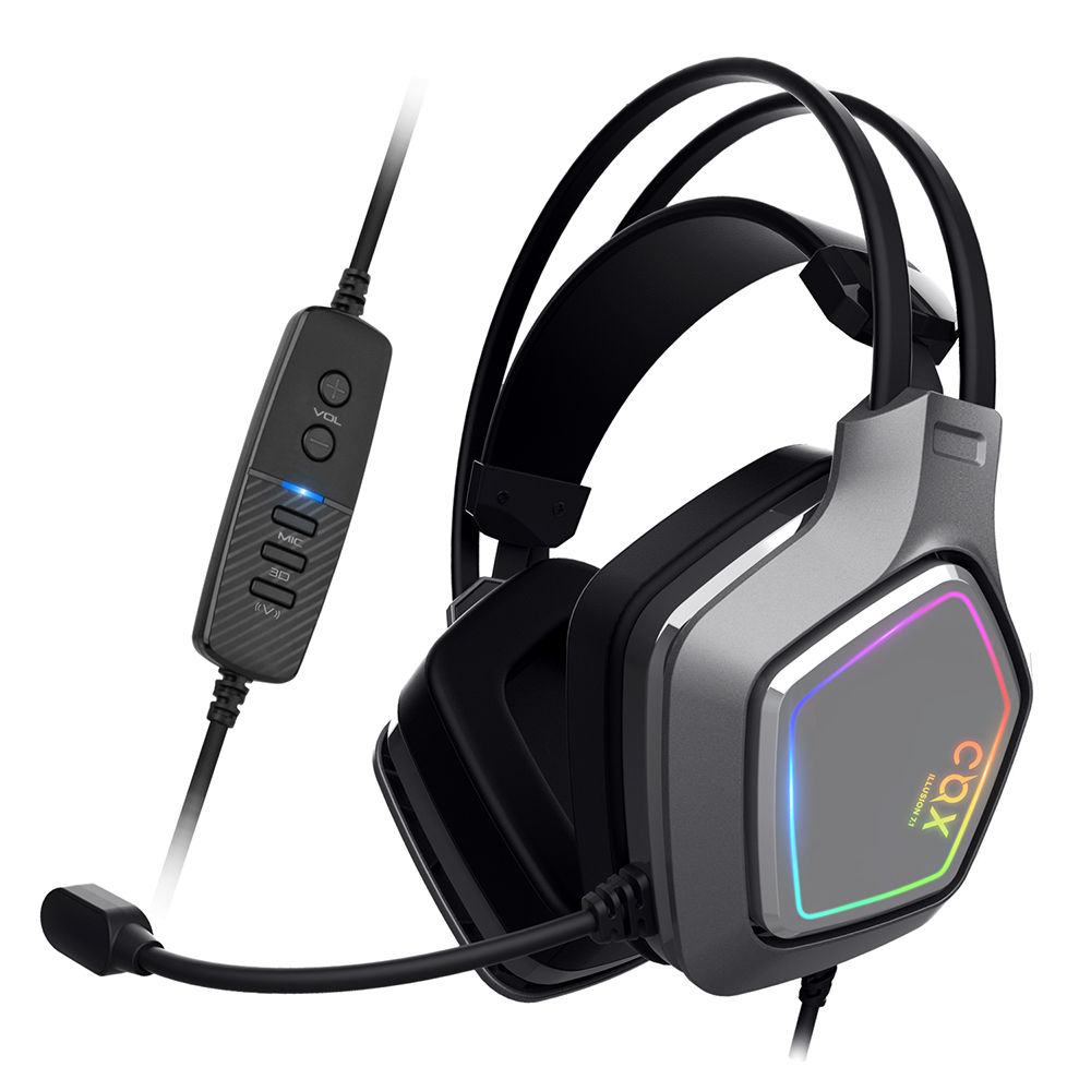 콕스 스칼렛 게이밍 헤드셋 게임용 유선 USB PC방 게임 진동 virtual 7.1 - 상세 이미지 5