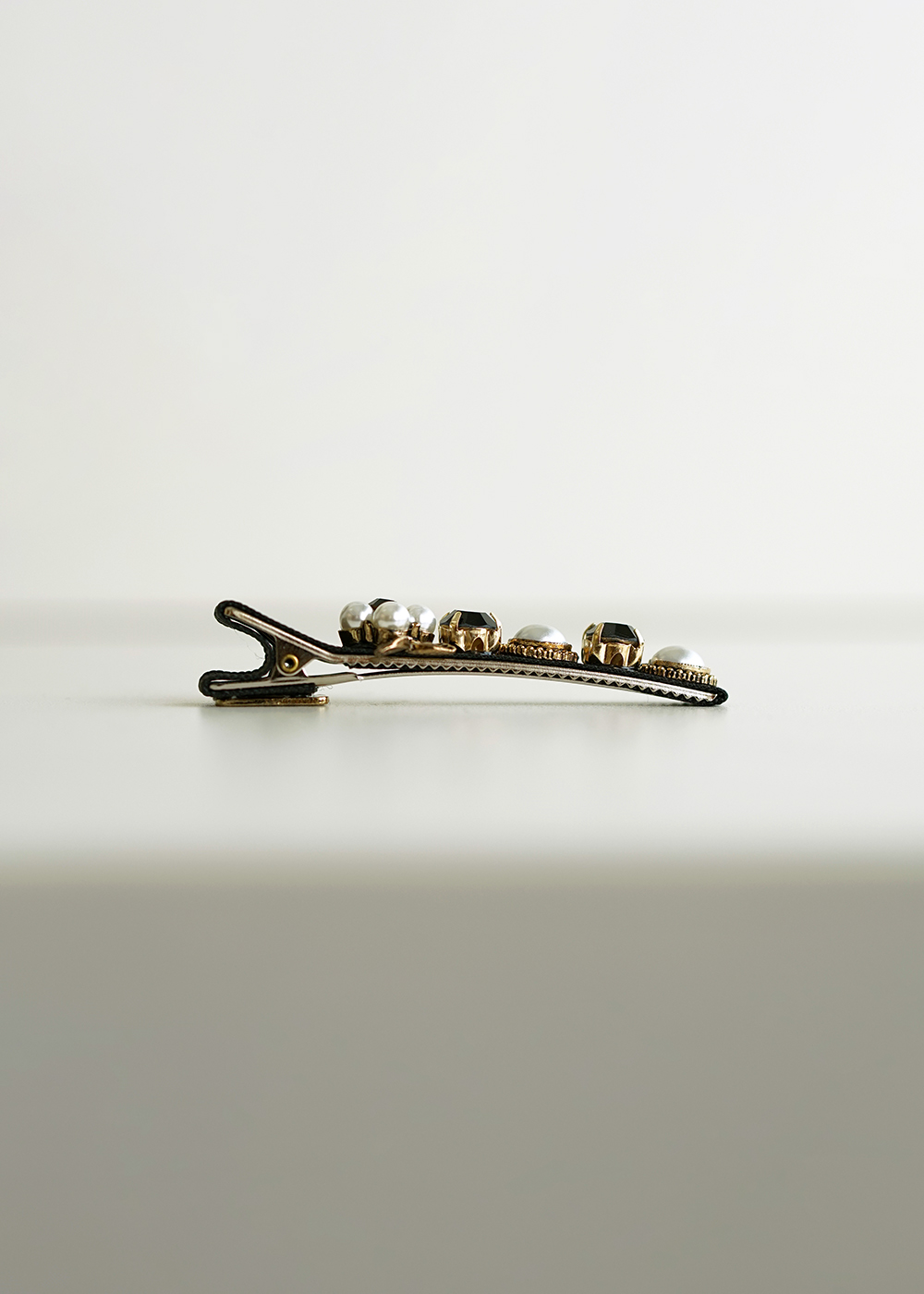 루드 진주 플라워 헤어집게핀 L25SSAC20