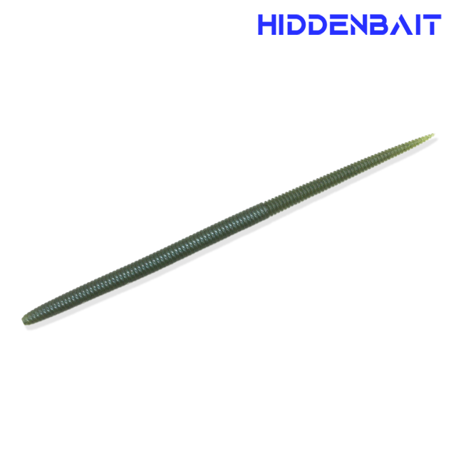 히든베이트 넵튠 배스낚시 스트레이트웜 배스웜 소프트베이트 H006 GRAY RED BLACK, 19cm - 상세 이미지 4