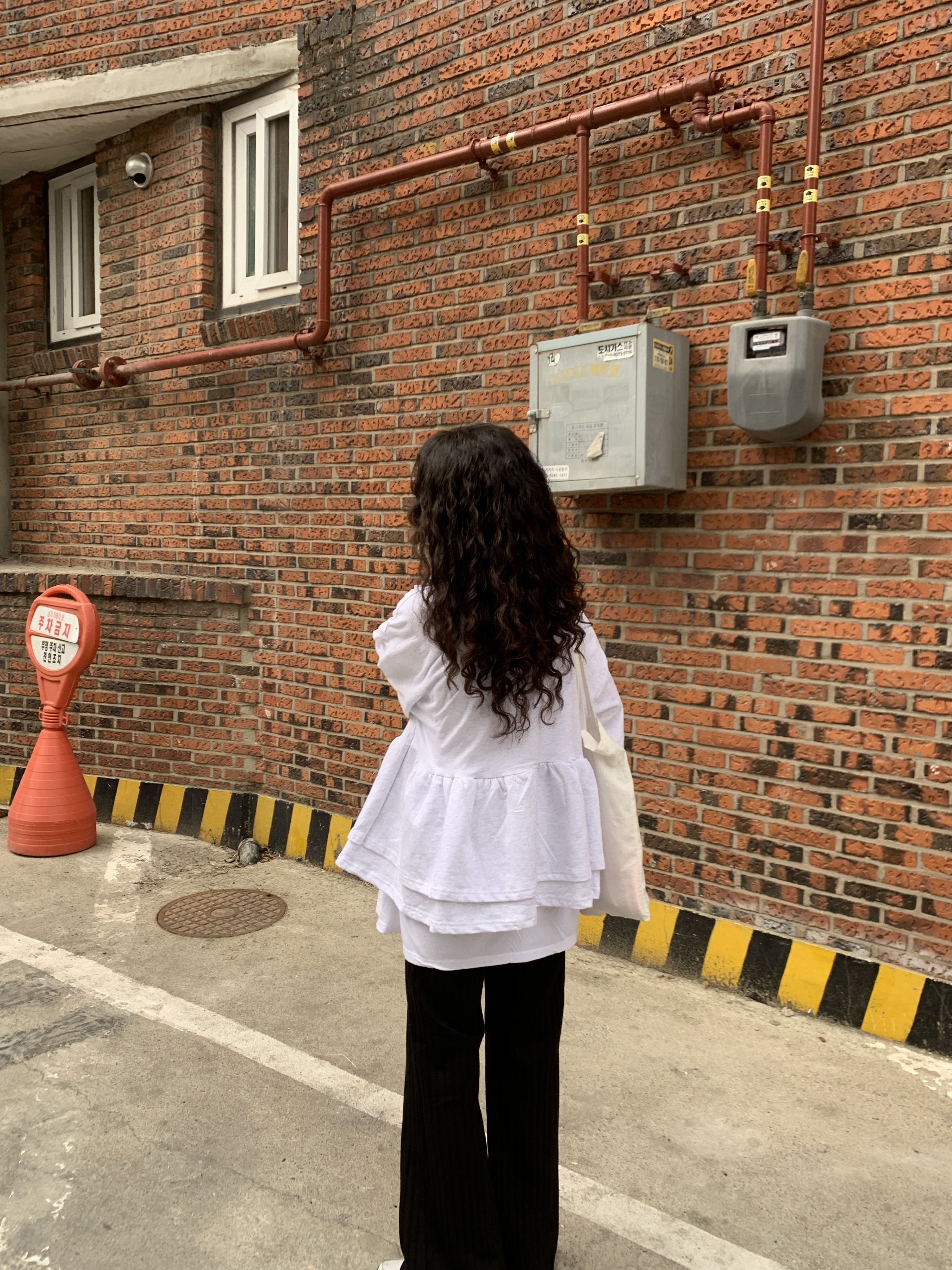 캉캉 프릴 오버핏 쭈리 집업 상세 이미지 11