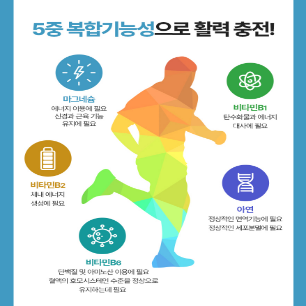종근당 액상 비타민B 마그네슘 아연 스틱 - 상세 이미지 3