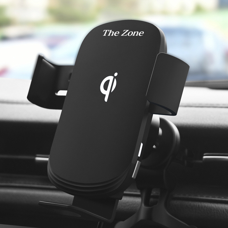 더존 Z플립 호환 차량용 휴대폰 고속 무선충전 거치대 L300S+시거잭 세트