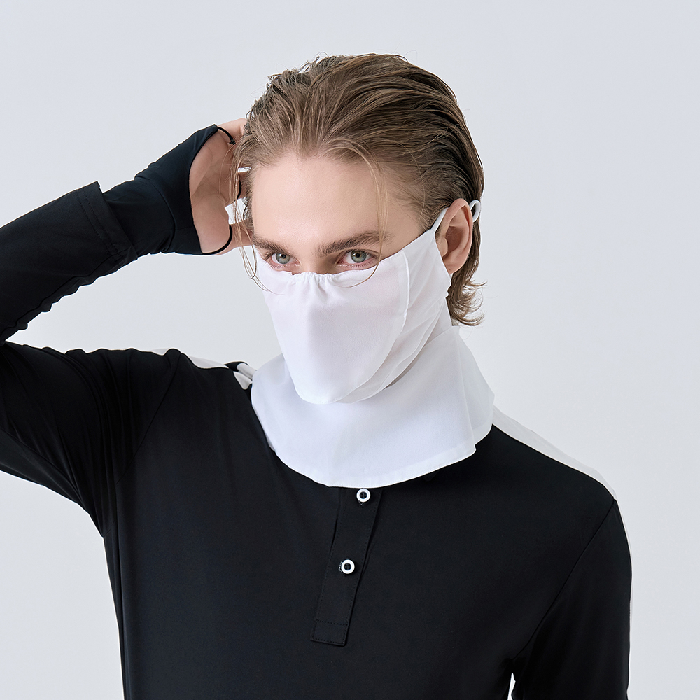 베일리화이트 골프 마스크 자외선차단 얼굴 햇빛가리개 여름 안면 쿨 자전거 등산