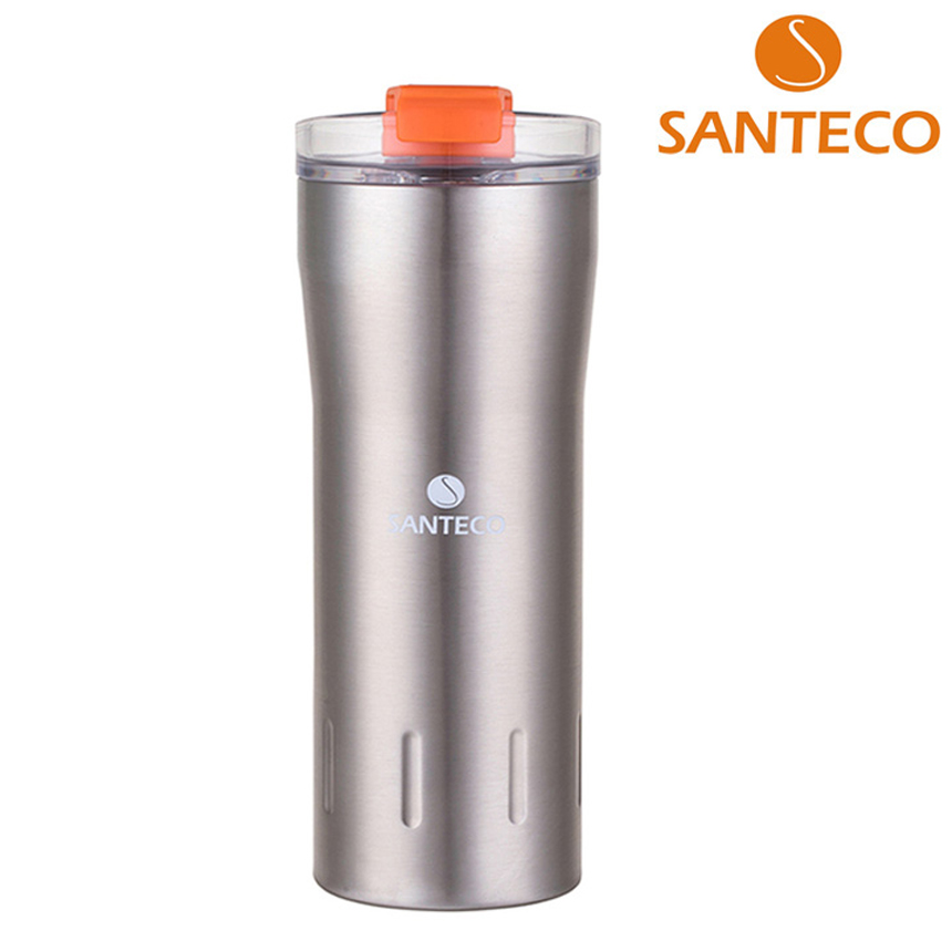 이중진공 텀블러 산테코 카리바 보온보냉 스텐 머그컵 500ml, 스틸 - 상품 이미지