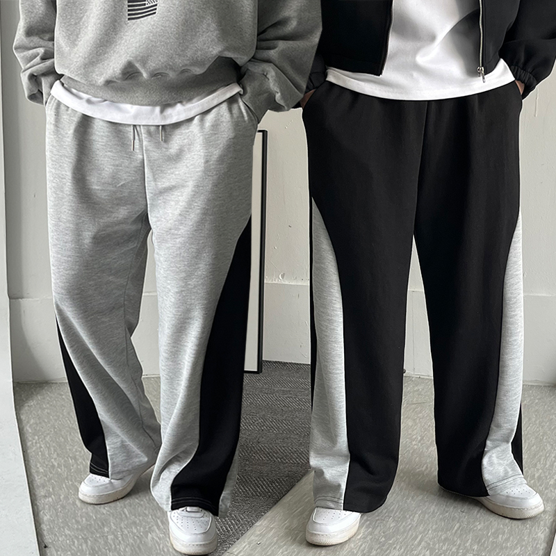 스웨트팬츠 남자와이드팬츠 남성봄바지 - 상품 이미지