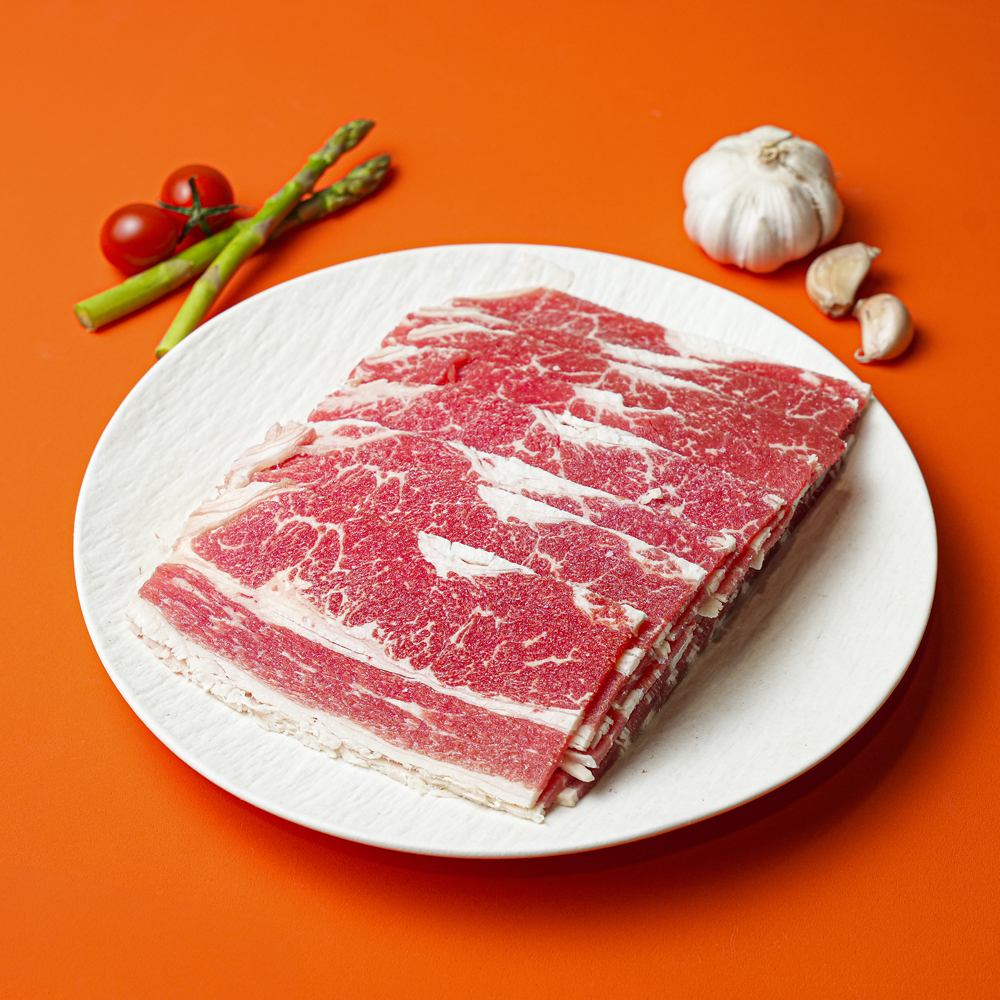 설렘한입 냉동 미국산 우삼겹 1kg 대패·구이·샤브샤브용 - 메인 이미지