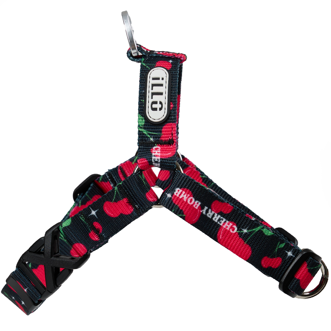 일로 하네스 (L형) 강아지 반려견 소형견 중형견 가슴줄 체리붐, S