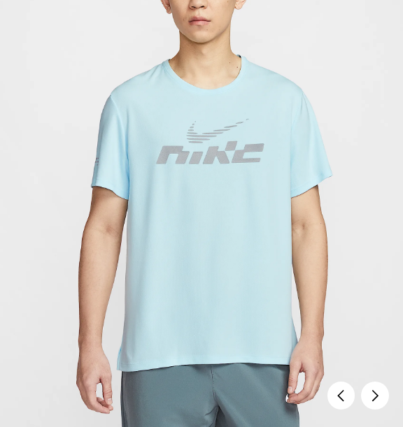 국내매장 나이키 마일러 플래시 남성 드라이 핏 UV 반팔 러닝 탑 D4 IB4128-474