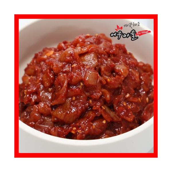 여우마을 웰빙 창젓 양념창젓 1kg 1개 : 초록나소