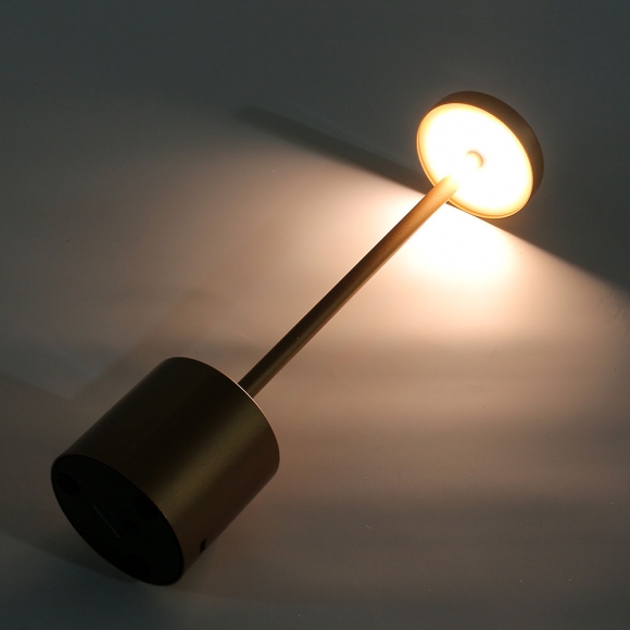 LED 밝기조절 무선 무드등 탁상 스탠드 간접조명 로즈골드