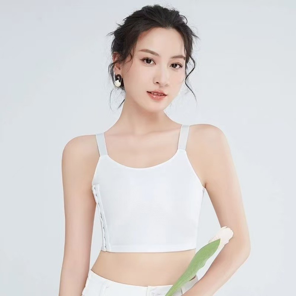가슴압박브라 축소 하이서포트 미니마이저 뽕없는 노패드 작아지는 작아보이는 큰가슴브라 이미지 4