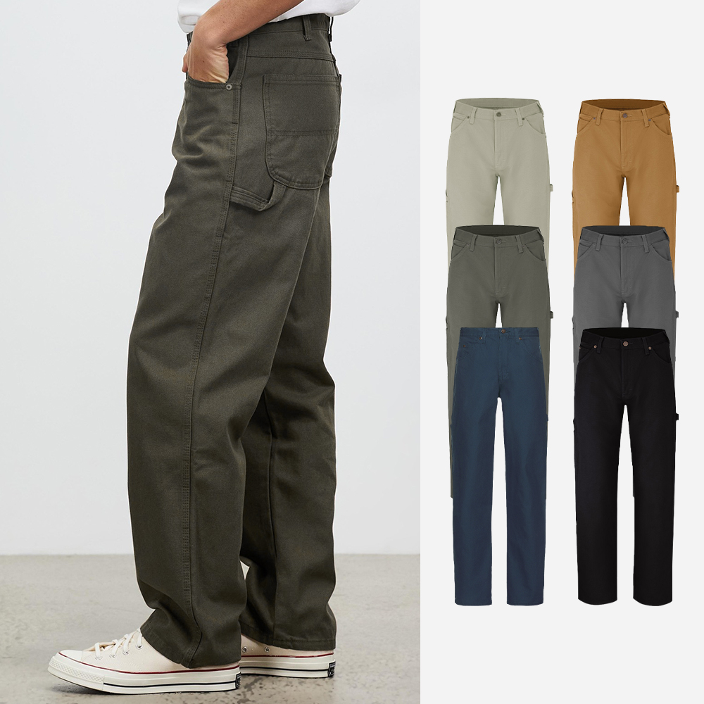 디키즈 카펜터 루즈핏 워크 팬츠 1939 더블니 면바지 - 상세 이미지 3