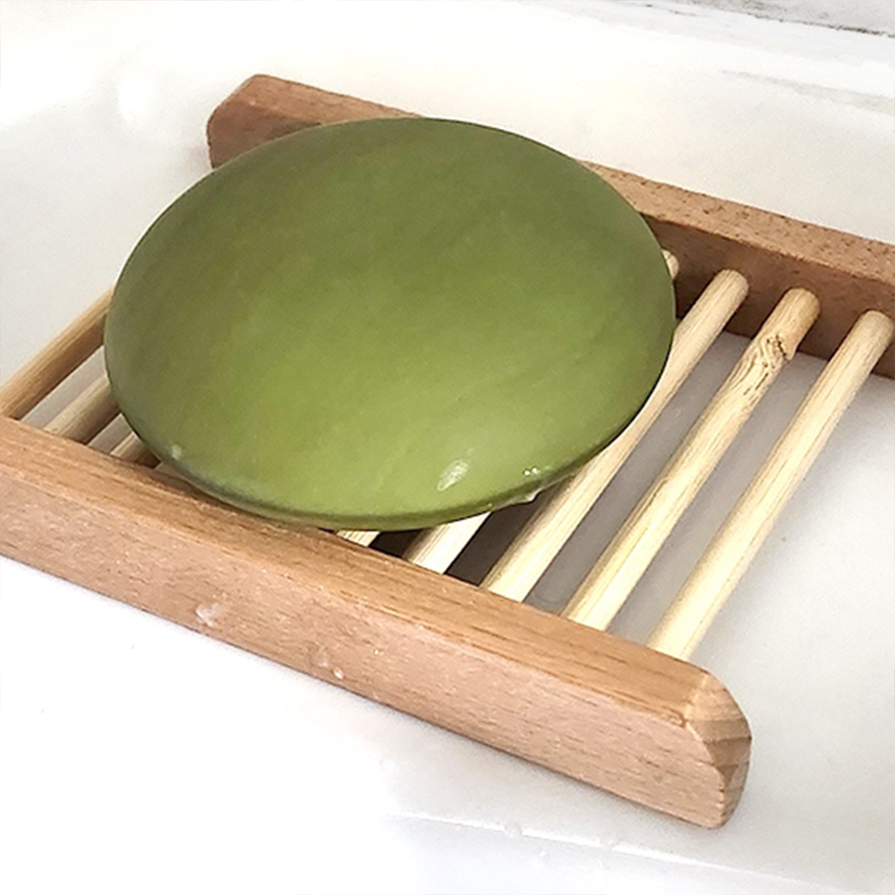 비누 받침대 휴대용 여행용 여행 우드 나무 비누각 케이스 홀더 욕실 받침 보관함 트레이 - 상품 이미지