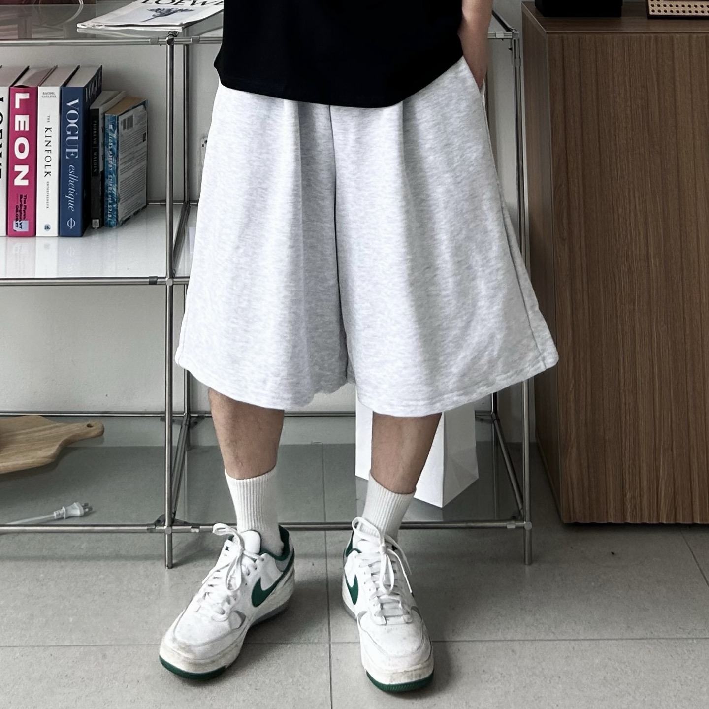 남자버뮤다팬츠 남자반바지 면반바지 - 상세 이미지 3