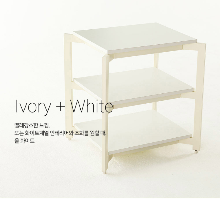 다가구 스파지오 3단 선반 오디오 멀티 턴테이블랙 이미지 7